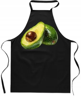 Produktbild von HaftNadruk Küchenschürze Avocado Motiv Kochschürze Geschenk