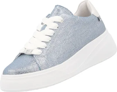 Produktbild von Rieker Damen Plateau Sneaker Blau