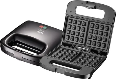 Produktbild von LENTZ belgisches Waffeleisen Belgischer Waffelautomat Waffeln Backen Teigeisen