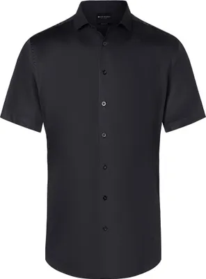 Produktbild von KARLOWSKY Herren Hemd ACTIVE-STRETCH Kurzarm Modern-Fit Schwarz L