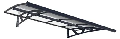Produktbild von Palram - Canopia Vordach Amsterdam 2230 Anthrazit 139x224x33 cm