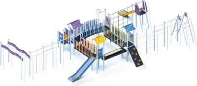 Productafbeelding van Bewegingsgebied, speelplaats, speelzone, recreatiegebied, klimtoren, recreatiefaciliteit