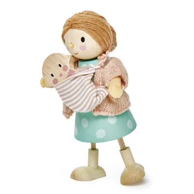 Obrázok produktu pre Tender Leaf Toys Mrs Goodwood and the Baby, 3 rok / roky, Viacfarebný, Drevo