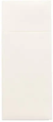 Produktbild von Bestecktaschen, Airlaid 40 cm x 33 cm weiss mit Besteckfalz