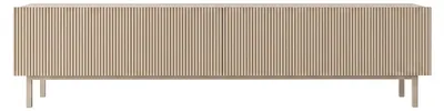 Produktbild von TV-Board mit 2 Türen - Beige - ZUMEYA