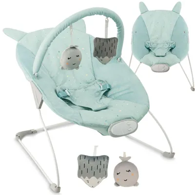 Immagine prodotto di Lettino vibrante con melodie MoMi GLOSSY blu
