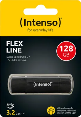 Produktbild von Intenso Flex Line 128 GB, USB-Stick, (USB-C und USB-A)
