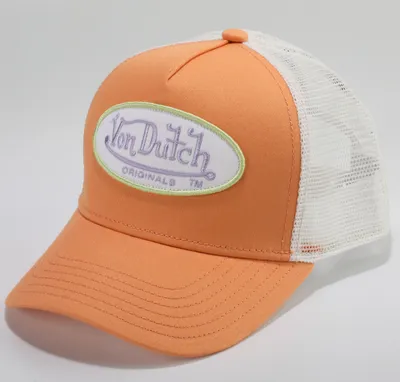 Produktbild von Von Dutch Originals Trucker Cap Boston peach/white