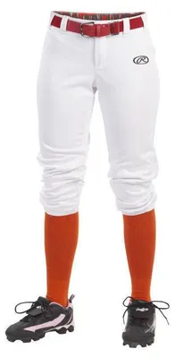 Image de Pantalon De Baseball Rawlings Court Blanc Pour Femme
