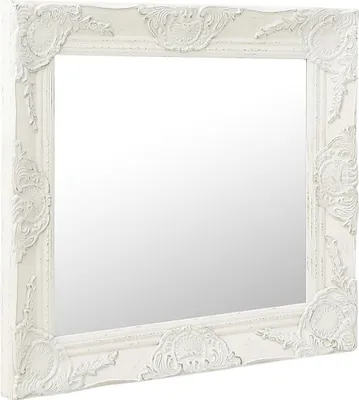 Immagine prodotto di Specchio da Parete Stile Barocco 50x50 cm Bianco