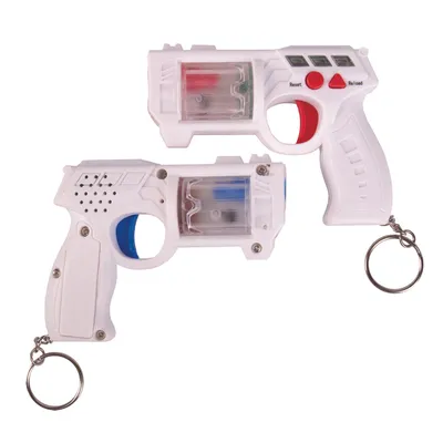 Image de Fizz Laserpistole 2 Stück weiß