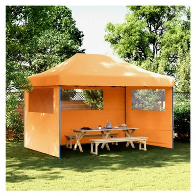 Produktbild von Faltbares Partyzelt 410x279x315 cm mit 3 Seitenteilen in Orange