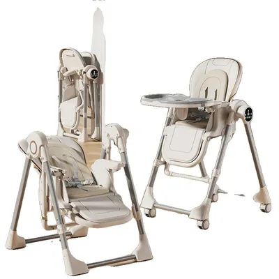 Productafbeelding van Babystoel, met verstelbare hoogte, ruimtebesparend design, CZYE8121-WIT