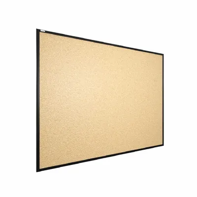 Zdjęcie produktu dla Tablica korkowa 120x90 cm rama drewniana lakierowana CZARNA