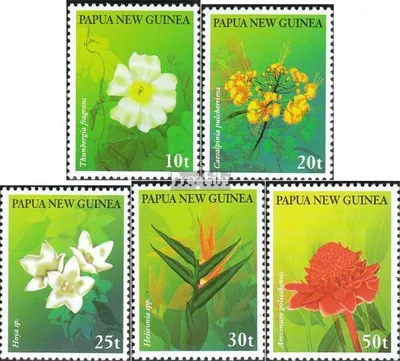 Produktbild von Briefmarken Papua-Neuguinea 1997 Mi 808-812 (kompl.Ausg.) postfrisch Blumen