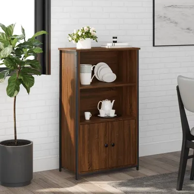 Produktbild von vidaXL Highboard Braun Eichen-Optik 62x32x103,5 cm Holzwerkstoff
