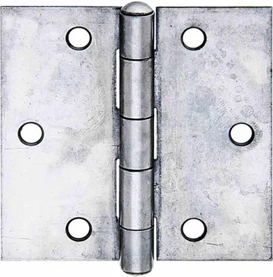 Image de Alberts charnière | carré | acier inoxydable | 60 x 60 mm