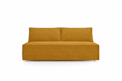 Produktbild von Kaiser Möbel Sofa mit schlaffunktion und bettkasten DUO, stoff Poso, Senffarbe