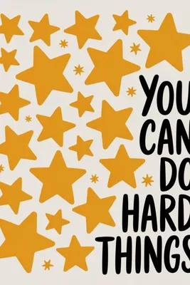 Produktbild von Poster 20x30cm Motivationsaffirmation Retro Vintage Für das Wohnzimmer You Can Do