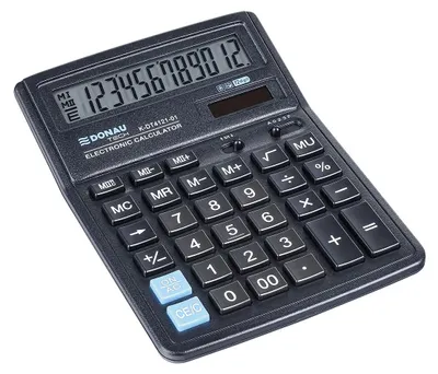 Zdjęcie produktu dla Kalkulator Donau K-Dt4121-01 Czarny 5638