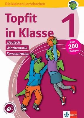 Produktbild von Topfit in Klasse 1 - Deutsch, Mathematik und Konzentration. Übungsbuch