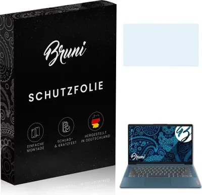 Produktbild von Bruni Basics-Clear 2x Schutzfolie kompatibel mit Lenovo Idea Pad 5i (14 inch) Folie