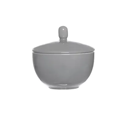 Immagine prodotto di Ritzenhoff & Breker Doppio Zuckerdose, Zucker Dose, Vorratsdose, Geschirr, Porzellan, Grau, 9 cm, 576924