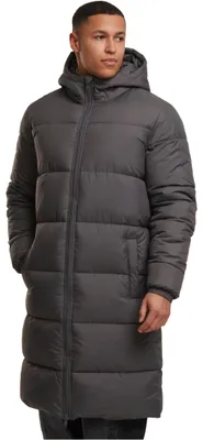 Productafbeelding van Urban Classics heren winterjas, lange gevoerde jas voor heren