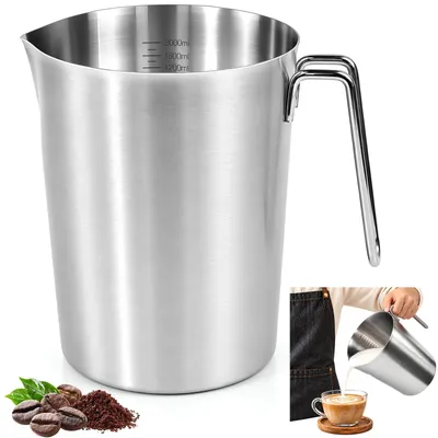 Messbecher 2 L Edelstahl, 620 g, mikrowellengeeignet