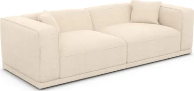 Produktbild von Strukturstoff 4-Sitzer Couch Diora Creme