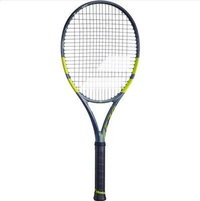 Imagen del producto de RAQUETA DE TENIS BABOLAT PURE AERO GEN9, color amarillo flúor/gris, tamaño de empuñadura L4