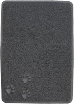 Produktbild von Karlie Pet Mat Vorleger für Katzentoilette - Gummi - Grau - 60x40 cm