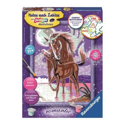 Image de Ravensburger 28555 Ravensburger Malen-nach-Zahlen Pferdegeflüster