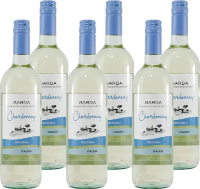 Produktbild von Garda Chardonnay DOP -trocken- (6 x 0,75L)