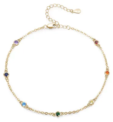 Produktbild von Chakra-Armband aus 925er Sterlingsilber für Damen