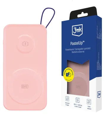 Image de Powerbank 3MK PastelUp 10000mAh Magsafe Rose
