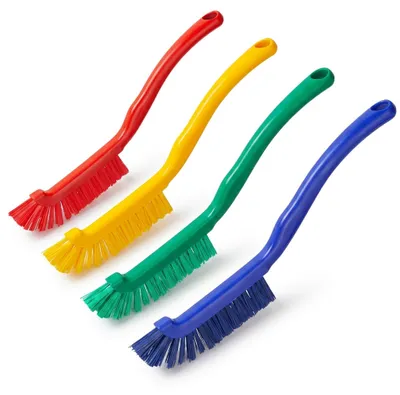 Produktbild von 4x rot, grün, gelb, blau Fugenbürste Fugenreinigung