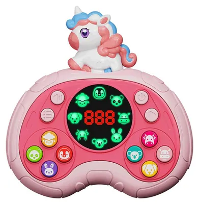 Produktbild von Quick Push-Spielekonsole mit Digitalem Display,Speed ??Push-Spielekonsole,Tragbare Handheld-Konsole mit 999 Leveln fuer Jungen & Maedchen 3-12 - Perfekt fuer Osterkoerbe,Rot