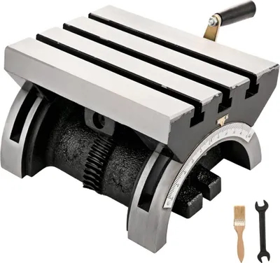 Produktbild von Einstellbarer Frästisch - Multifunktionsfräse Kreuztisch 250 x 180 x 133 mm - Arbeitstisch Koordinatentisch 0-40° Kreuztisch für
