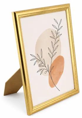 Produktbild von Artus Kunststoff Bilderrahmen Wanddeko Collage Poster Bilder Foto Rahmen - Farbe: Gold | Format: 21x30