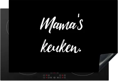 Produktbild von KitchenYeah© Herdabdeckplatte Mutters Küche - Zitate - Sprichwörter - Mutter - Kochen , 78x52cm, Küche Deko, Glaskeramikkochfeld Herdabdeckung, Abdeckplatte fùr Kochfeld