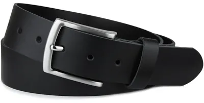 Produktbild von Damen Ledergürtel  GERMANY, 3.8 cm breit, Gürtel aus echtem Leder, Schwarz