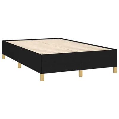 Obrázek produktu pro Rám postele bez matrací černá 120x190 cm textil