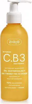 Zdjęcie produktu dla Ziaja Witamina C.B3 Żel oczyszczający do twarzy na co dzień, 190 ml
