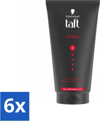Obrázek produktu pro Taft - Power 5 - Stylingový gel - silná fixace pro každý styl - 150 ml - hodnotné balení - 6 kusů