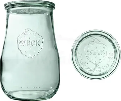 Produktbild von WECK TULIP-Glas mit Deckel 2700 ml 4 Stück