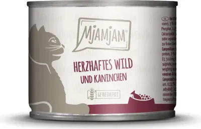 Immagine prodotto di Mjamjam selvaggina e coniglio con mirtilli fruttati 200gx6