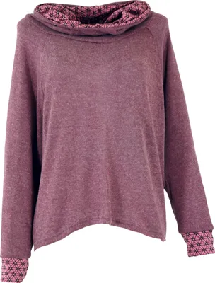 Produktbild von Hoody, Sweatshirt, Pullover, Kapuzenpullover - Altrosa, Damen, Elasthan,Baumwolle, Größe: S/M