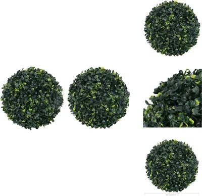 Obrázek produktu pro vidaXL Umělé koule ze zimostrázu 2 ks 45 cm - Umělé rostliny