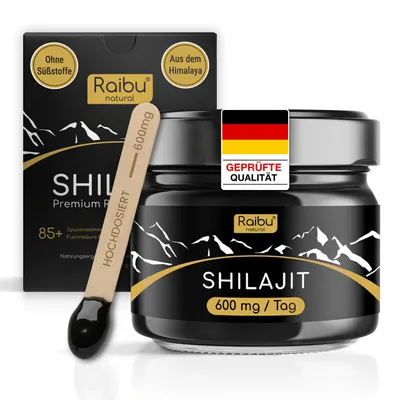 Produktbild von Shilajit Mumijo Himalaya – Labor, Qualitätszertifikat – RAIBU